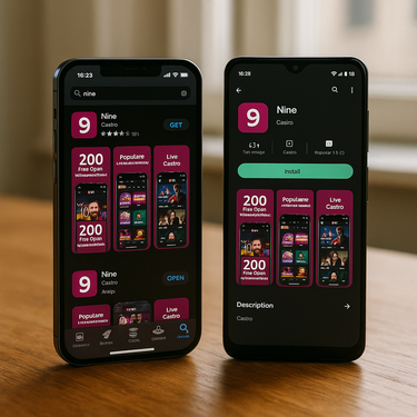 Nine Casino - Native iOS and Android Apps Download