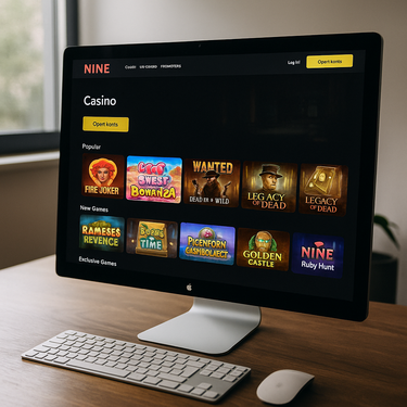 Nine Casino - Modern Platform Design Interface